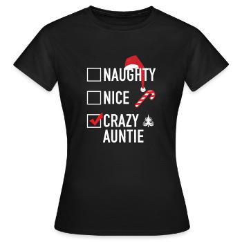 Noël laid - T-shirt Femme - noir - Devant - AI Model Female 172 dark (172cm)