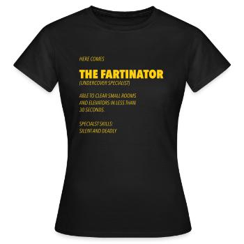 Furzen - Frauen T-Shirt - Schwarz - Vorne - AI Model Female 172 dark (172cm)