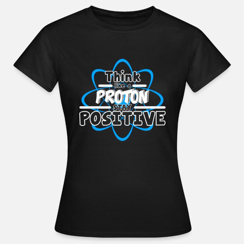 Proton neutron physics science - Women's T-Shirt - black