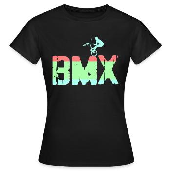 bmx - T-shirt Femme - noir - Devant - AI Model Female 172 dark (172cm)