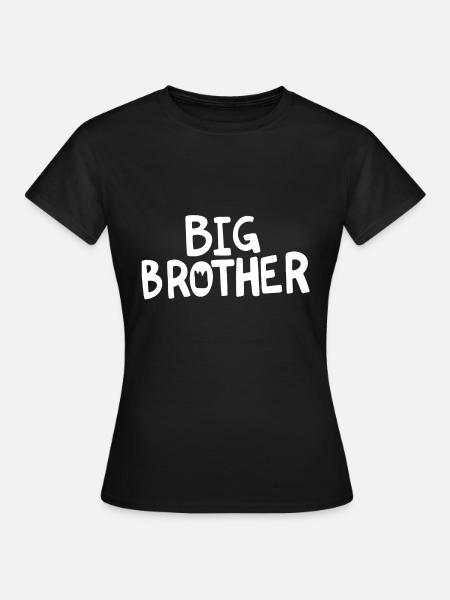 großer Bruder - Frauen T-Shirt - Schwarz