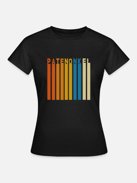 Patenonkel Patenkind Patentante Onkel Vintage - Frauen T-Shirt - Schwarz