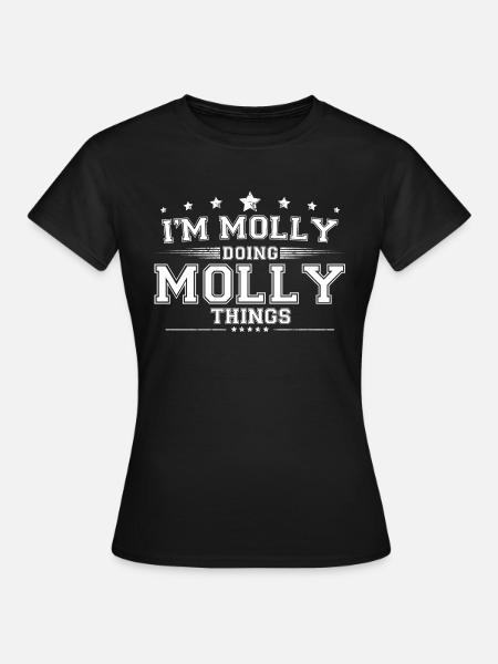 Molly - Frauen T-Shirt - Schwarz