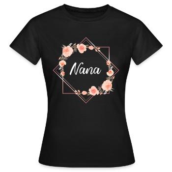 Nana - T-shirt Femme - noir - Devant - AI Model Female 172 dark (172cm)