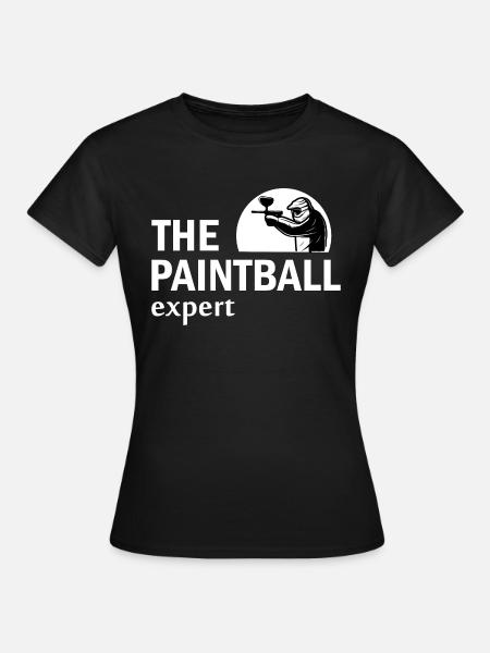 Paintball Airsoft - Frauen T-Shirt - Schwarz