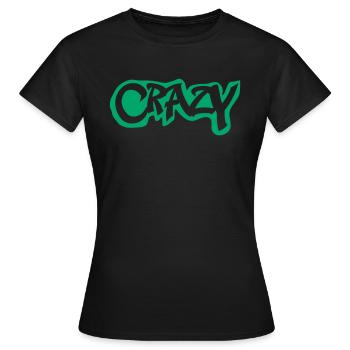 humour - Women's T-Shirt - black - Front - AI Model Female 172 dark (172cm)