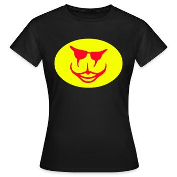 Été - T-shirt Femme - noir - Devant - AI Model Female 172 dark (172cm)