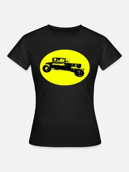 Auto - Frauen T-Shirt - Schwarz