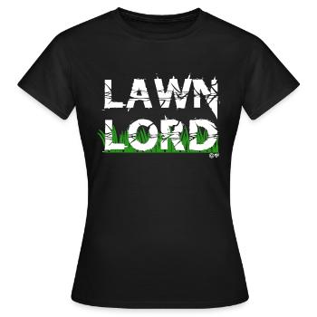 LAWN LORD - Women's T-Shirt - black - Front - AI Model Female 172 dark (172cm)