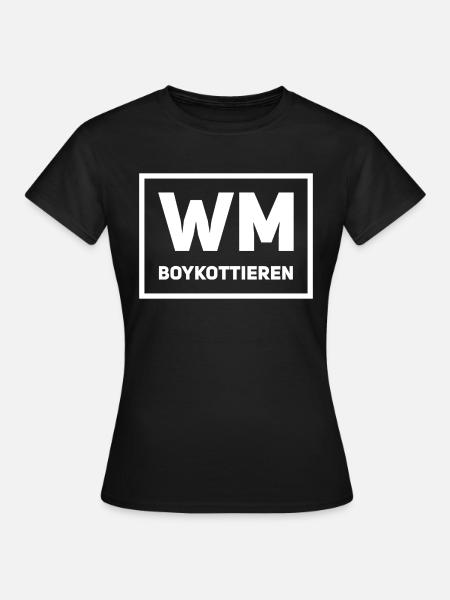WM Katar - Frauen T-Shirt - Schwarz