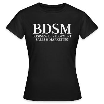 Funny Business Development Sales and Marketing - Women's T-Shirt - black - Front - AI Model Female 172 dark (172cm)