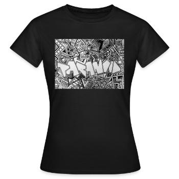 PARANOID36 - Frauen T-Shirt - Schwarz - Vorne - AI Model Female 172 dark (172cm)