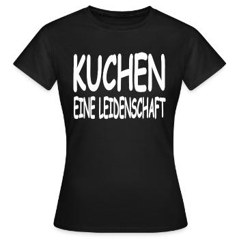 Cake - Women's T-Shirt - black - Front - AI Model Female 172 dark (172cm)