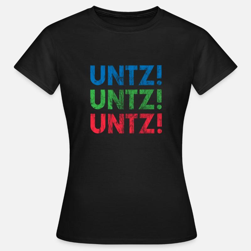 EDM Electronic Dance Music Techno Rave - Women's T-Shirt - black