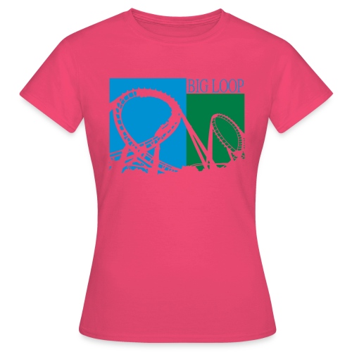 Big Loop Coaster Fan Logo - Frauen T-Shirt