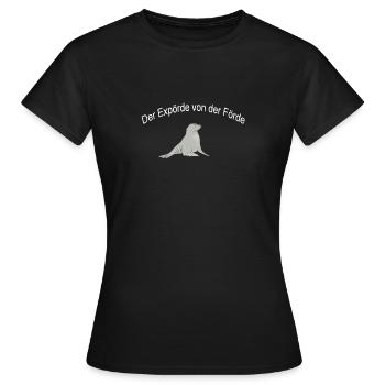 Seehund - Frauen T-Shirt - Schwarz - Vorne - AI Model Female 172 dark (172cm)