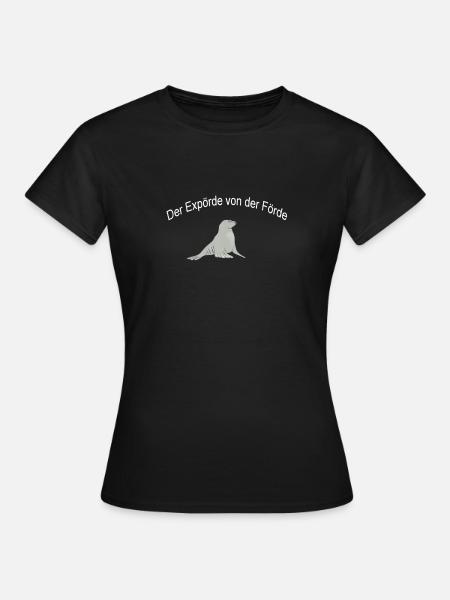 Seehund - Frauen T-Shirt - Schwarz