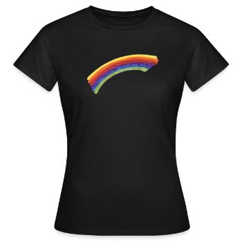 ARC-EN-CIEL ARC-EN-CIEL - T-shirt Femme - noir - Devant - AI Model Female 172 dark (172cm)