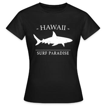 Hawaii Surf Paradise - T-shirt Femme - noir - Devant - AI Model Female 172 dark (172cm)