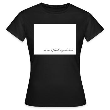 Sans excuse - T-shirt Femme - noir - Devant - AI Model Female 172 dark (172cm)