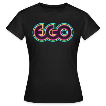 Ego Neon - Frauen T-Shirt - Schwarz - Vorne - AI Model Female 172 dark (172cm)