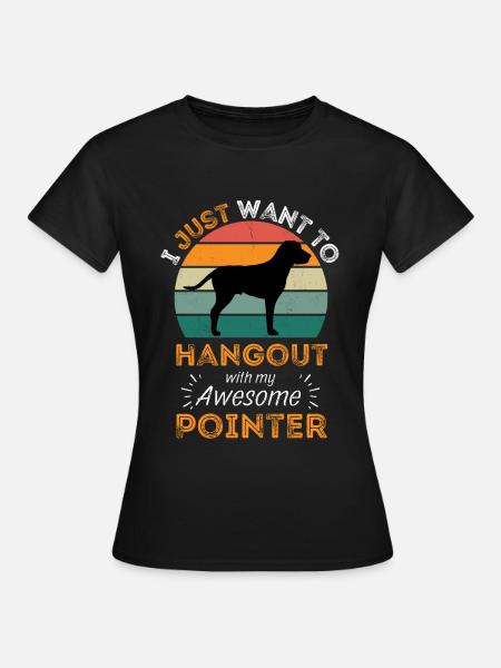Legendary English Pointer Vintage Retro - Women's T-Shirt - black
