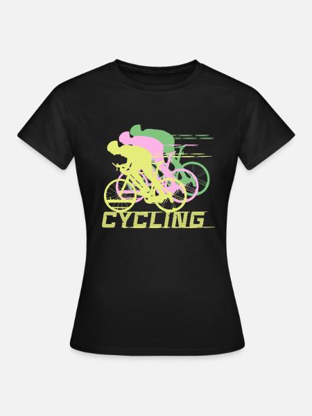 Cycling - Frauen T-Shirt - Schwarz