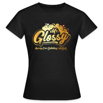 M. Brillant - T-shirt Femme - noir - Devant - AI Model Female 172 dark (172cm)