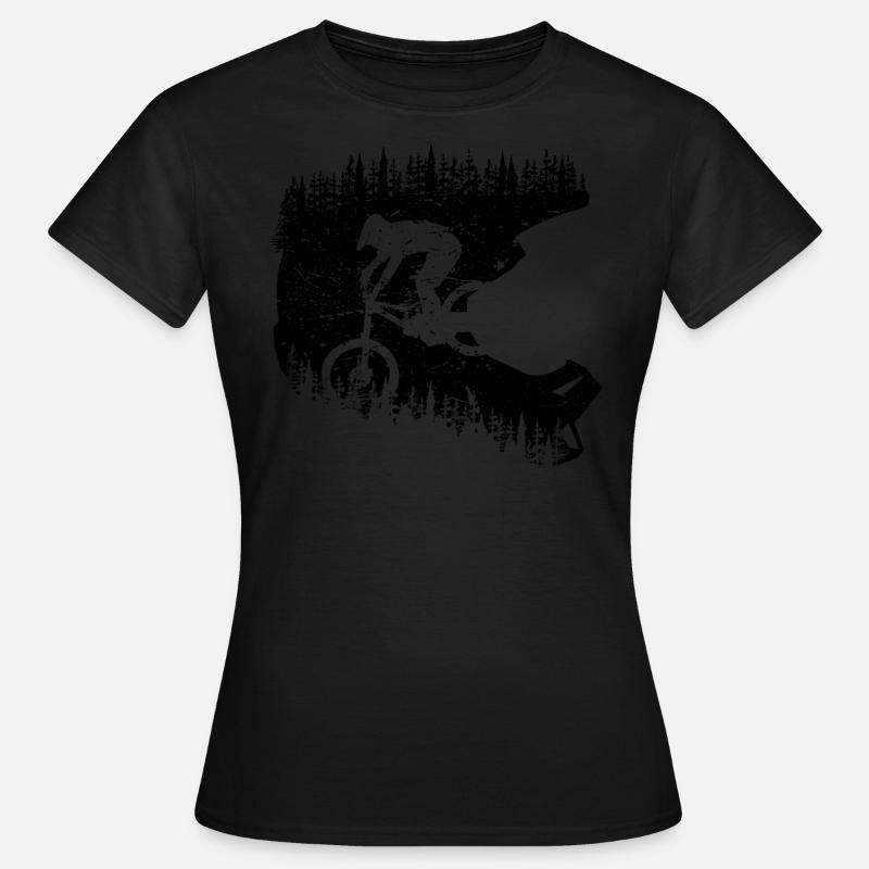Fullface down the hill - Women's T-Shirt - black