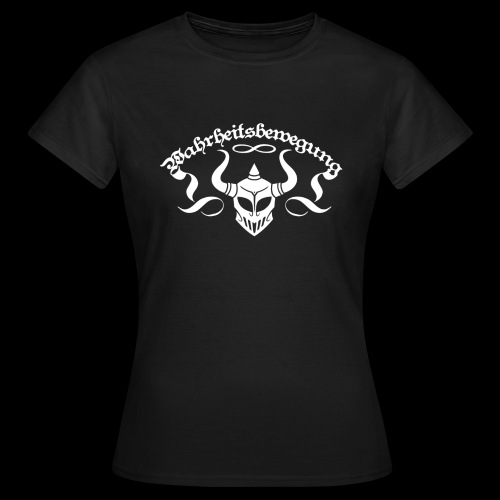 wahrheitsbewegung Weiss Rückseite - Frauen T-Shirt