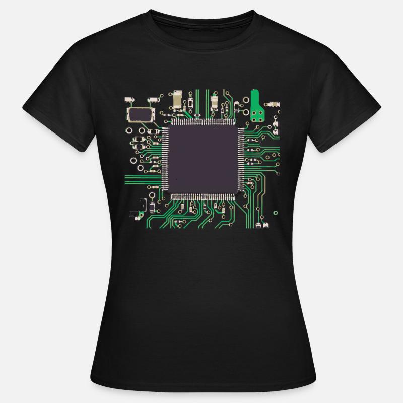 computer chip - Women's T-Shirt - black