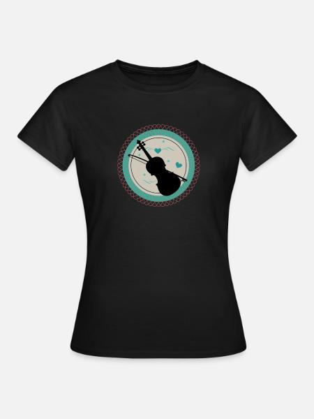 violin - Women's T-Shirt - black