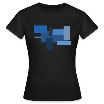 rectangle - Women's T-Shirt - black - Front - AI Model Female 172 dark (172cm)