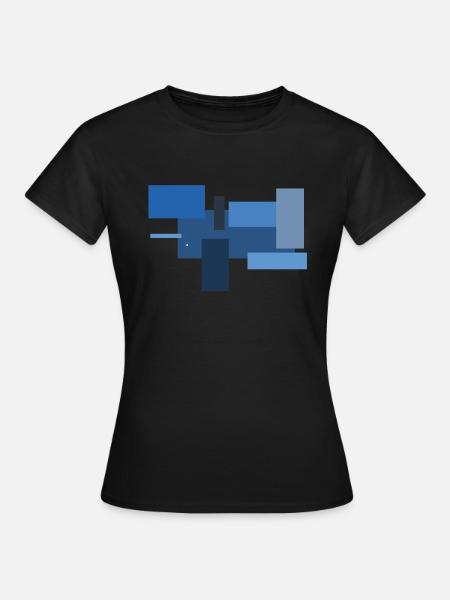 Rechteck - Frauen T-Shirt - Schwarz