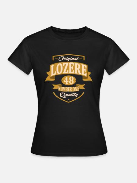 Lozère - T-shirt Femme - noir