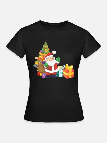 Santa Claus - Women's T-Shirt - black