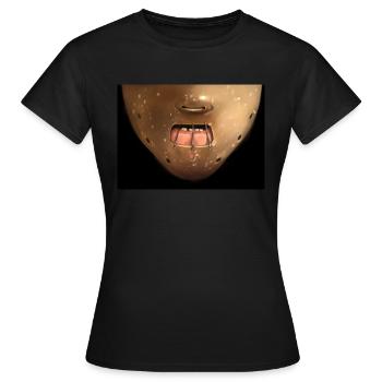 Hannibal - T-shirt Femme - noir - Devant - AI Model Female 172 dark (172cm)
