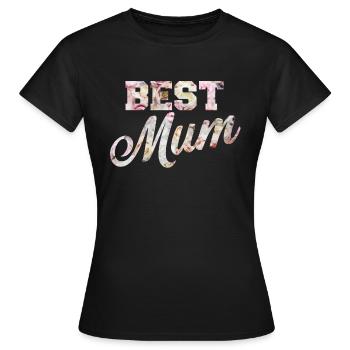 meilleure maman - T-shirt Femme - noir - Devant - AI Model Female 172 dark (172cm)