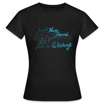 Hurdy Gurdy witchcraft - Women's T-Shirt - black - Front - AI Model Female 172 dark (172cm)