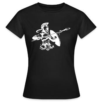 Spartan - Women's T-Shirt - black - Front - AI Model Female 172 dark (172cm)