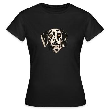 Dalmatian - Women's T-Shirt - black - Front - AI Model Female 172 dark (172cm)