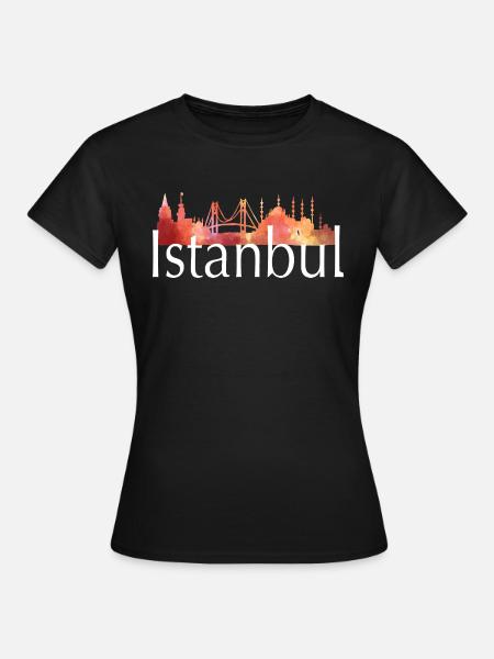 Istanbul - Frauen T-Shirt - Schwarz