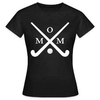 feldhockey hockey hockey hockey-maman joueur de hockey - T-shirt Femme - noir - Devant - AI Model Female 172 dark (172cm)