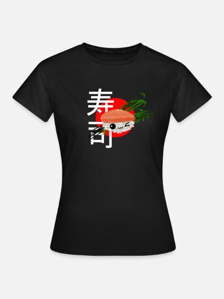 Sushi - Frauen T-Shirt - Schwarz