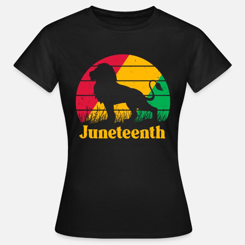 Juneteenth - Frauen T-Shirt - Schwarz