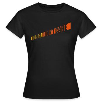 Je me fiche des faits - T-shirt Femme - noir - Devant - AI Model Female 172 dark (172cm)