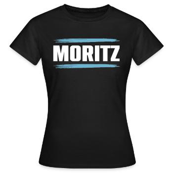 Moritz - Frauen T-Shirt - Schwarz - Vorne - AI Model Female 172 dark (172cm)