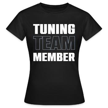 Équipe de tuning - T-shirt Femme - noir - Devant - AI Model Female 172 dark (172cm)