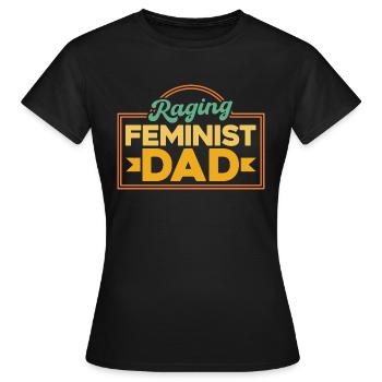 Autonomisation de l’égalité des sexes F - T-shirt Femme - noir - Devant - AI Model Female 172 dark (172cm)