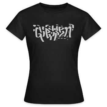 Giessen - Frauen T-Shirt - Schwarz - Vorne - AI Model Female 172 dark (172cm)